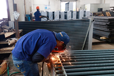 Industrial heat exchanger for process industries